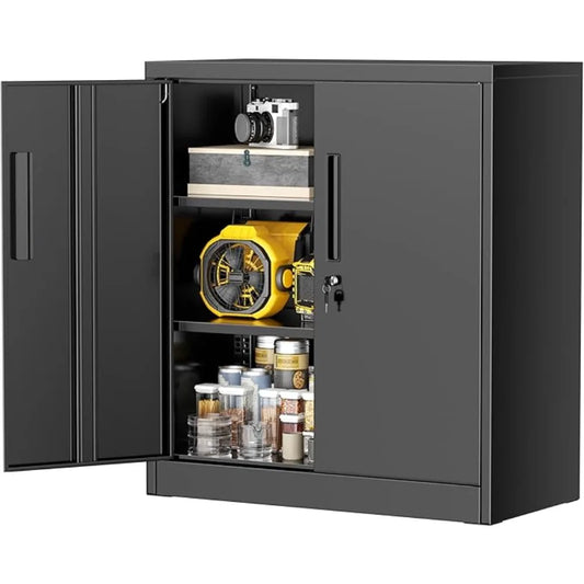 Metal Storage Cabinet with Doand Shelves, 36” Lockable Storage Cabinet or Oice, Metal Utility Cabinet Garage Cabi, Lockable ile