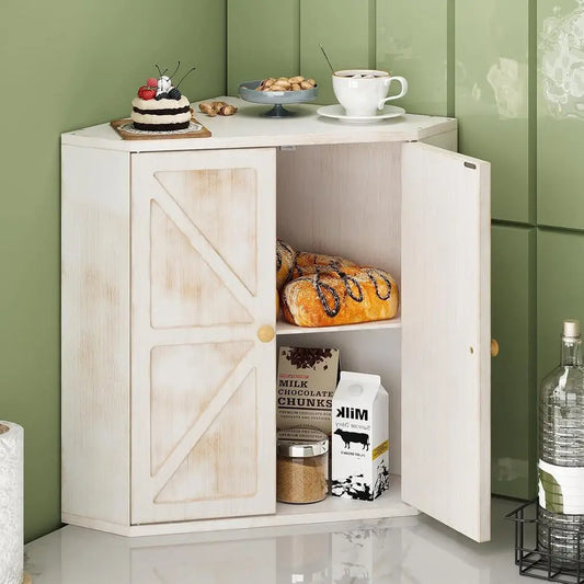 Bread Box or Kitchen Counter Double Layer Bamboo