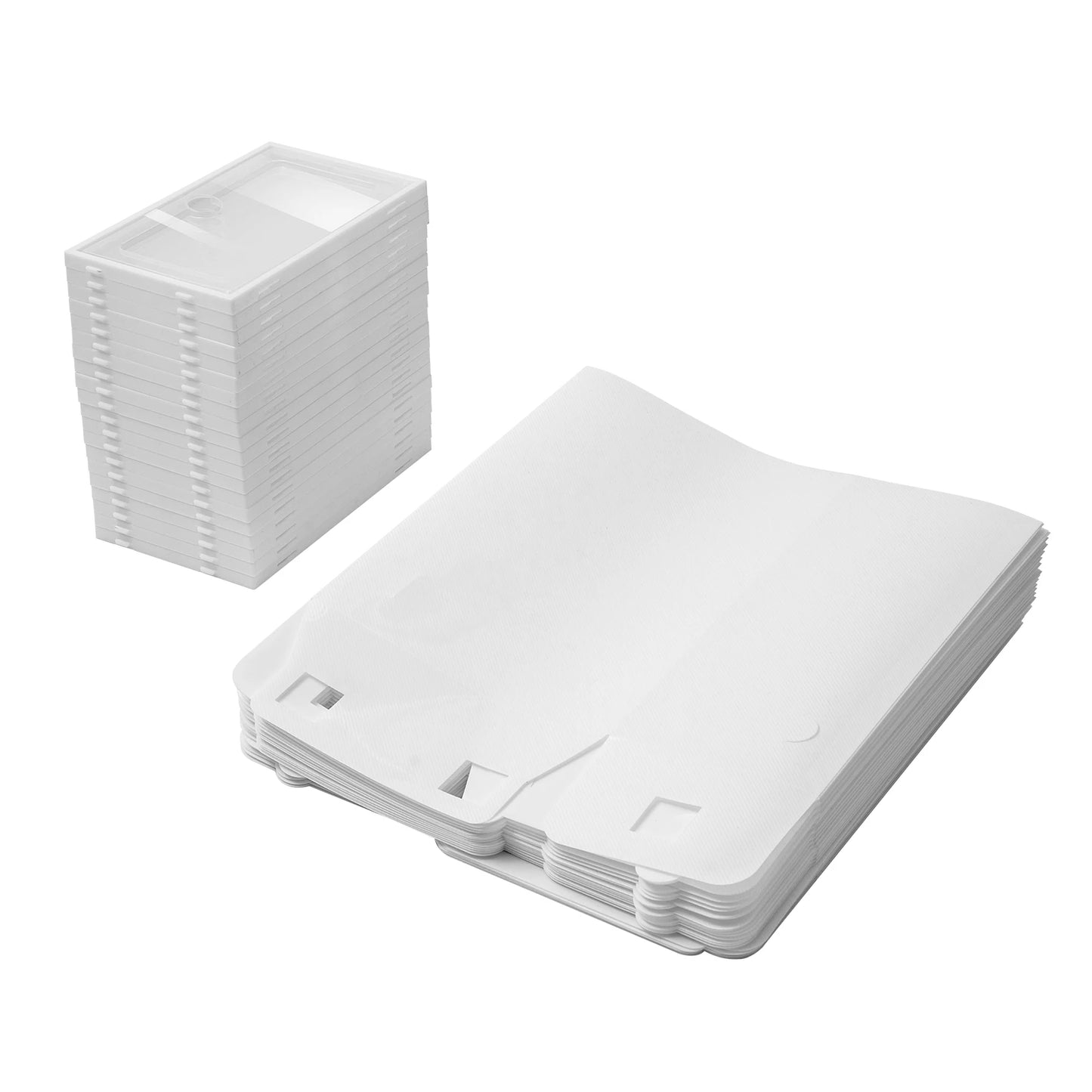 20/24 Pcs Foldable Transparent Shoe Box Simple Plastic Drawer Style Stackable Box Dustproof Free Combination Rack