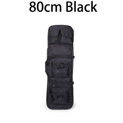 80/95/115cm Tactical Double Gun Case, Rifle Case, Padded Rifle Storage Backpack Integrated Pistol and Magazine Storage