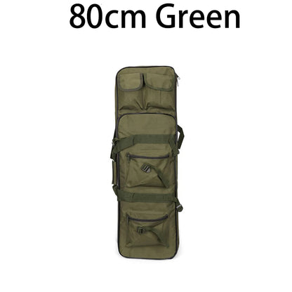80/95/115cm Tactical Double Gun Case, Rifle Case, Padded Rifle Storage Backpack Integrated Pistol and Magazine Storage