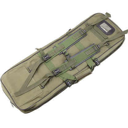 80/95/115cm Tactical Double Gun Case, Rifle Case, Padded Rifle Storage Backpack Integrated Pistol and Magazine Storage