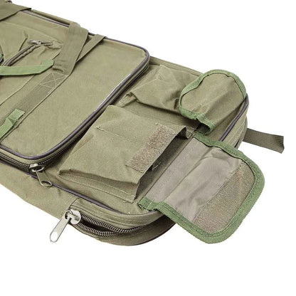 80/95/115cm Tactical Double Gun Case, Rifle Case, Padded Rifle Storage Backpack Integrated Pistol and Magazine Storage