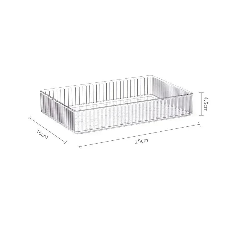 Transparent Box Storage Organizer Desk Plastic Storage Box Container Drawer Organizer Jewelry Box Makeup Organizer Boxes 2042