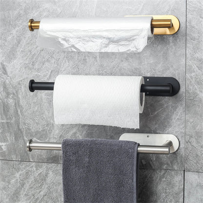 Paper Towel Holders For Kitchen,Adhesive Roll Paper Holder,Bathroom Storage Rack,Tissue Dispenser,Kitchen Organizers,Towel Rack
