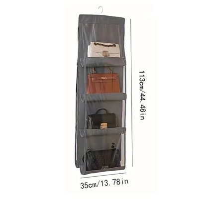Handbag Hanging Organizer Hanging Purse Organizer for Closet Organizers Bag Storage Hanger Oxford Cloth Closet Bag Organizer