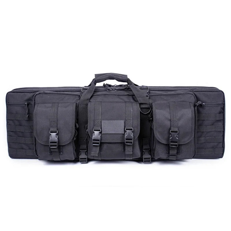 Tactical Double Rifle Gun Case Hunting Shooting Padded Shotgun Storage Backpack Pistol and Magazine Storage Bag