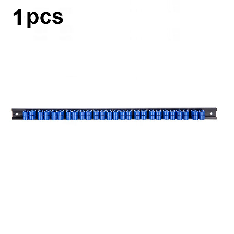 1/2PCS Screwdriver Organizer and Wrench Organizer Hand Tool Holder Plastic Rail Wrench Hanger with Clips