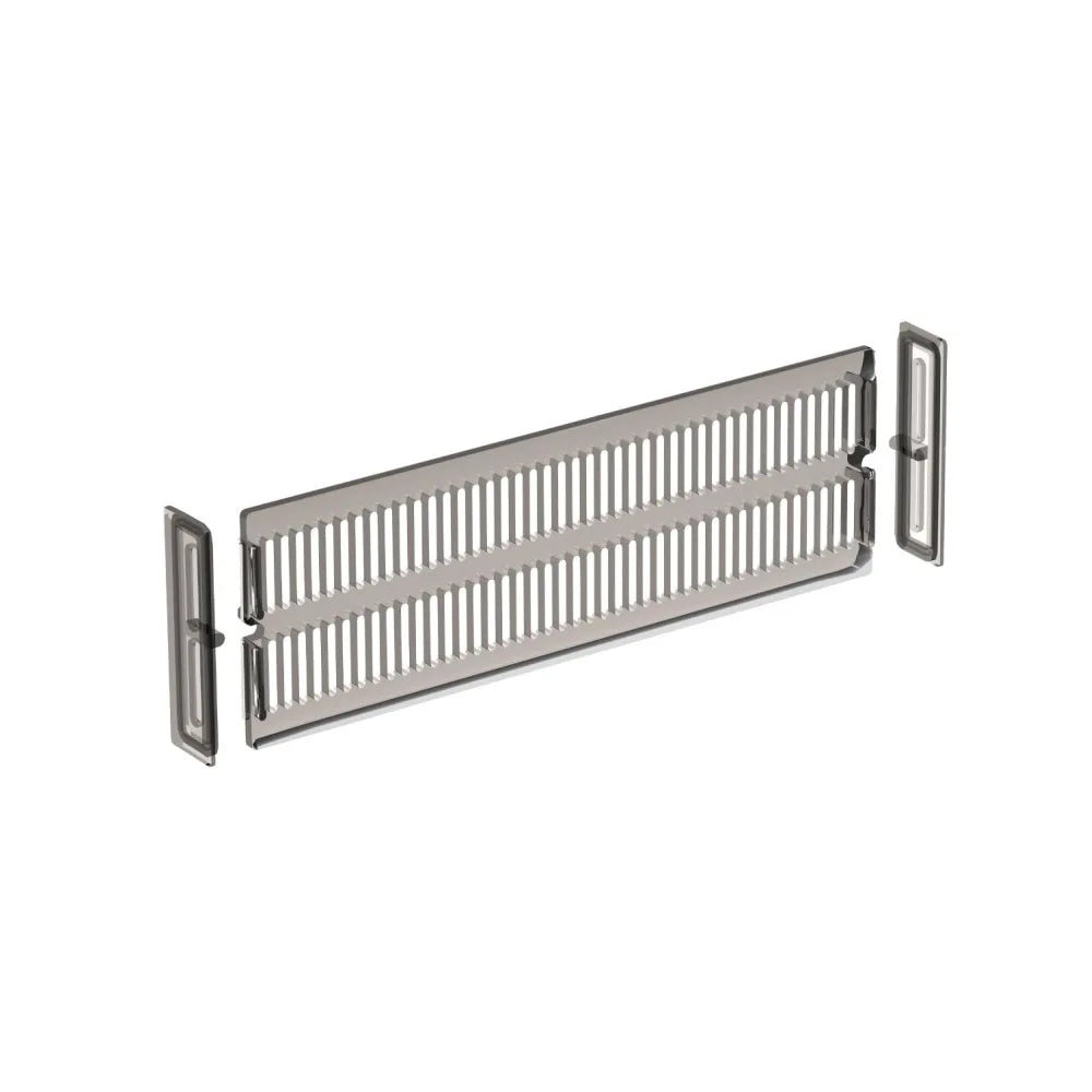 Drawer Divider Adjustable Length from 28 to 53.5 cm, Kitchen Storage, Organiser, Plastic, Clear,