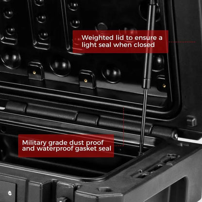 98L OffRoad Storage Case 90 Quart Waterproof Dry Box for Overland Trips, Car Camping amp Roof Gear Storage