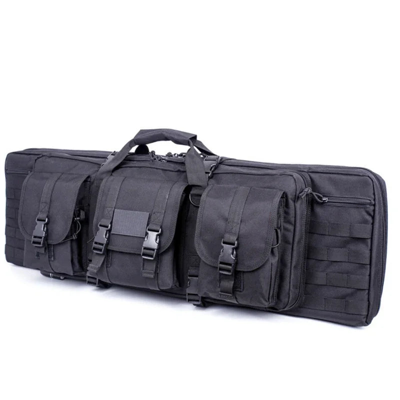 Tactical Double Rifle Gun Case Hunting Shooting Padded Shotgun Storage Backpack Pistol and Magazine Storage Bag