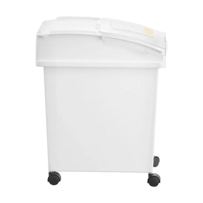 Rice Storage Container 6.6Gallon 25L x3 Large Dog Food Dispenser Bin Kitchen Ingredient Grain Cereal Flour Bin with Wheels 3 Sc