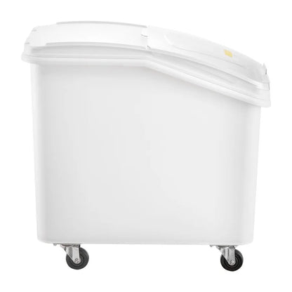 21Gallon/80L Large Rice Storage Container for Kitchen Ingredients Grain Cereal Flour Airtight Pet Food Dispenser Bin with Wheel