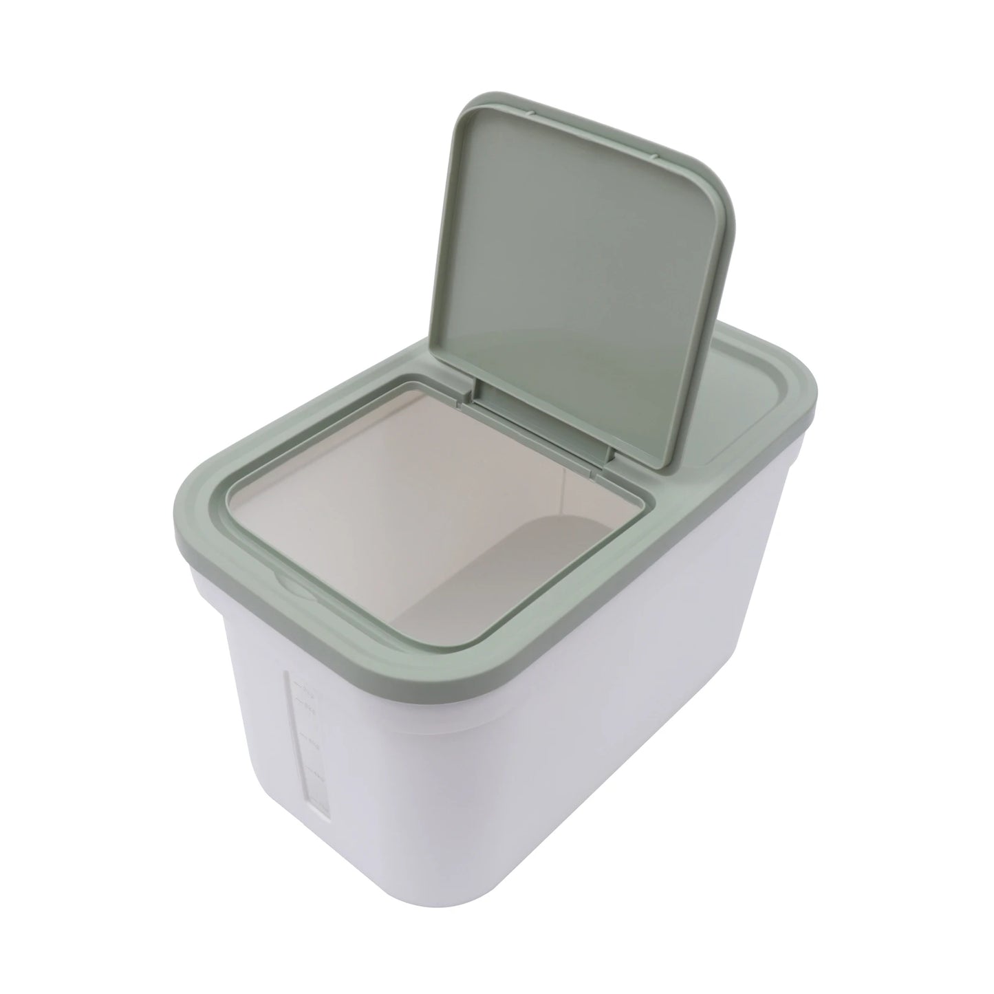 Airtight Rice Storage Container 22 Lbs Food-Grade PP Grain Dispenser with Measuring Cup for Rice Beans Flour & Dry Food