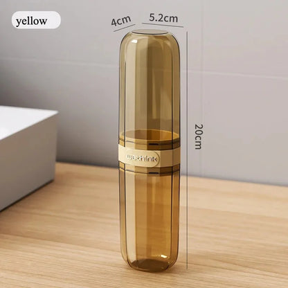 1PC Toothbrush Travel Containers Transparent Portable Toothbrush Case Outdoor/business Trip/travel Acessories