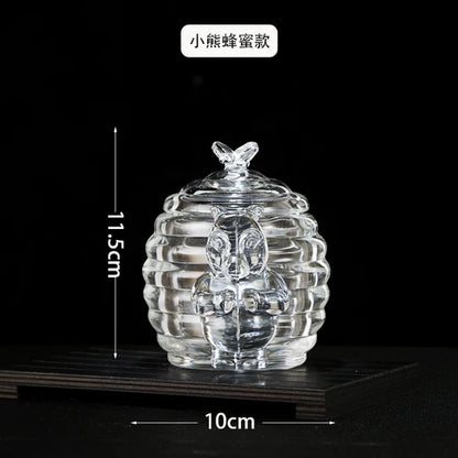European Diamond Striped Glass Storage Jar Nut Candy Box Crystal Glass Jar with Lid Aromatherapy Candlestick Food Container
