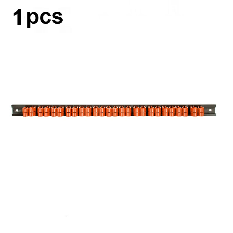 1/2PCS Screwdriver Organizer and Wrench Organizer Hand Tool Holder Plastic Rail Wrench Hanger with Clips