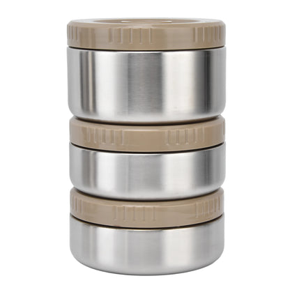 3 Layer Vacuum Insulated Barrel 2000ml 304 Stainless Steel Vacuum Insulation Lunch Box