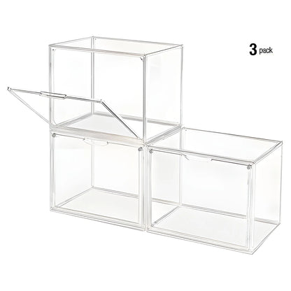 Display Case Dustproof Clear Storage Bins Containers Organizer Bag Show Box for Figures/Toys/Collectibles/Gundam/Car Model/Lego