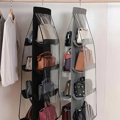 Handbag Hanging Organizer Hanging Purse Organizer for Closet Organizers Bag Storage Hanger Oxford Cloth Closet Bag Organizer