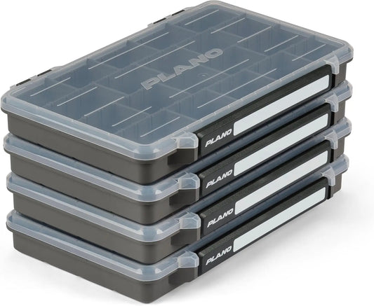 StowAway 3700 Tackle Box, 4 Pack with Rustricor Protection, , Stackable for Fishing Gear