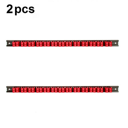 1/2PCS Screwdriver Organizer and Wrench Organizer Hand Tool Holder Plastic Rail Wrench Hanger with Clips