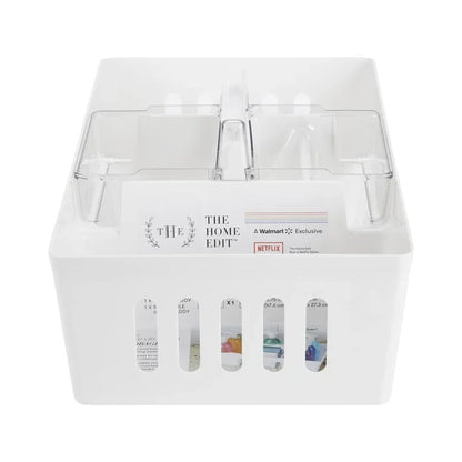 XL 2-in-1 Cleaning Caddy Storage Organizer Removable Inner Insert Cleaning Supplies Jumbo Wipes Large Bottles Under Cabinet