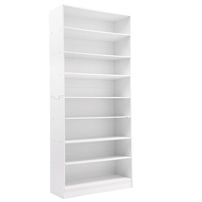 80cm Shoe Organizer 8 Tiers Shoe shelf Shelves Organizers Storage Cabinet White/Black For Storing Shoes, Trainers, sandals