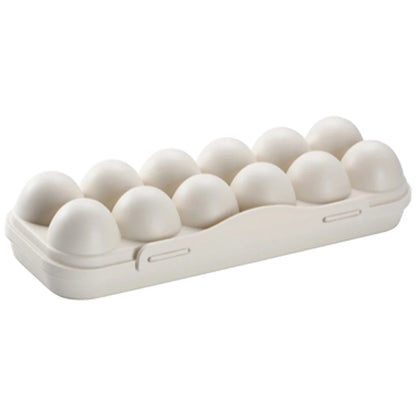 12 Grid Egg Storage Box Shockproof Egg Protector Tray Eggs Carrier Container Case for Refrigerator Camping Picnic Hiking Travel