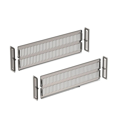 Drawer Divider Adjustable Length from 28 to 53.5 cm, Kitchen Storage, Organiser, Plastic, Clear,