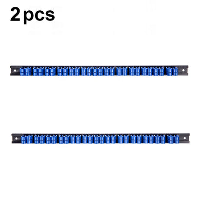 1/2PCS Screwdriver Organizer and Wrench Organizer Hand Tool Holder Plastic Rail Wrench Hanger with Clips