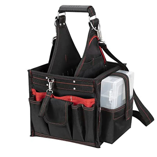 Work Gear HT5582 Electrical/Maintenance Tool Carrier 23 Pockets Heavy Duty Ballistic Polyester Tool Bag