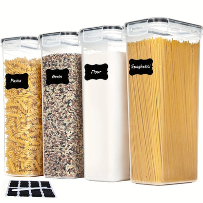 Airtight Food Storage Containers with Lids, 2/4 PCS 2.8L Pasta Containers for Pantry Organization and Storage, BPA Free Kitchen