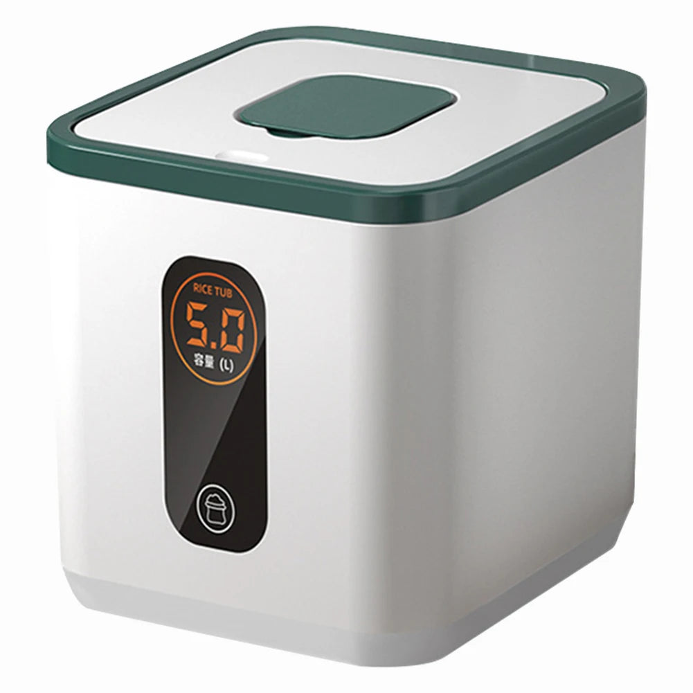 5KG  Container with Measuring Cup  for Rice Cereals Grains Flours Pet Food