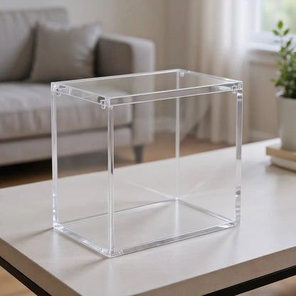 [K]3Pack Acrylic Case Fits Poke Booster Box Display Case Collector Protector UV Resistant with Strong Magnetic Lid