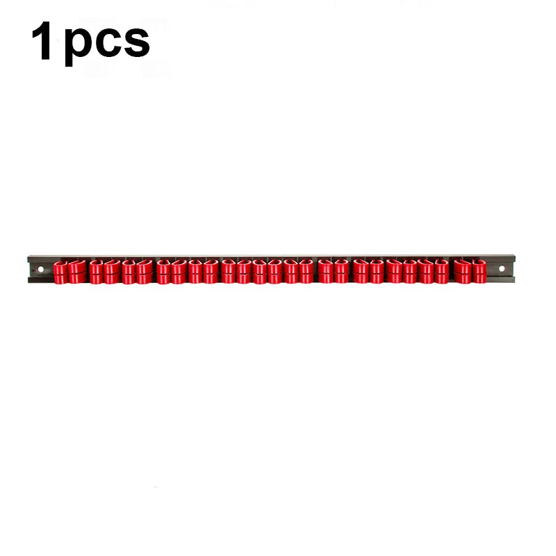 1/2PCS Screwdriver Organizer and Wrench Organizer Hand Tool Holder Plastic Rail Wrench Hanger with Clips