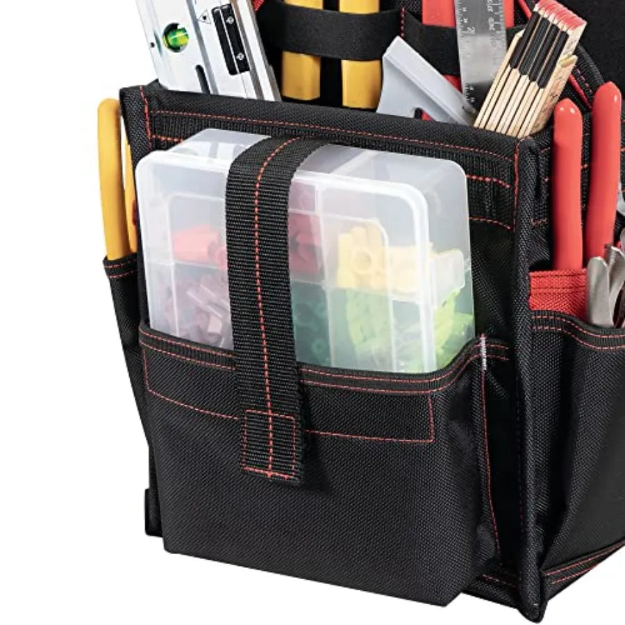 Work Gear HT5582 Electrical/Maintenance Tool Carrier 23 Pockets Heavy Duty Ballistic Polyester Tool Bag