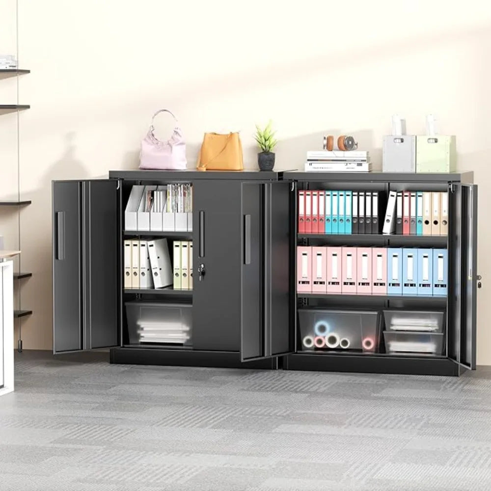 Metal Storage Cabinet with Doand Shelves, 36” Lockable Storage Cabinet or Oice, Metal Utility Cabinet Garage Cabi, Lockable ile