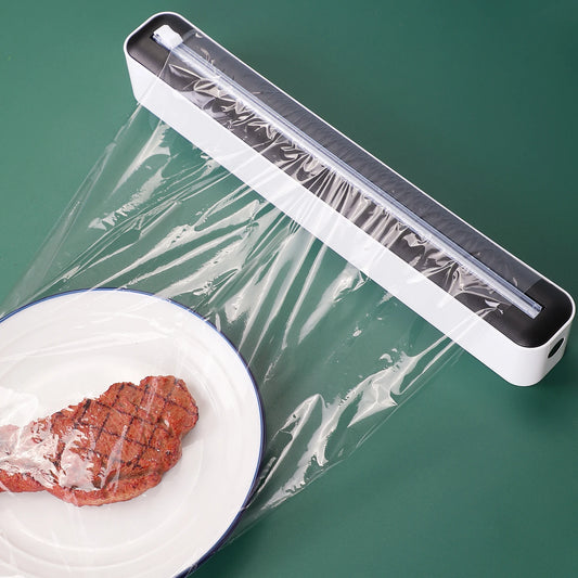 Multi-functional kitchen sealing tool, plastic packaging cutter suitable for cling film, aluminum foil, baking paper, wax paper