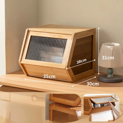 Vintage Bamboo Dresser: Rustic Multi-drawer Organizer for Bedroom/living Room/hallway