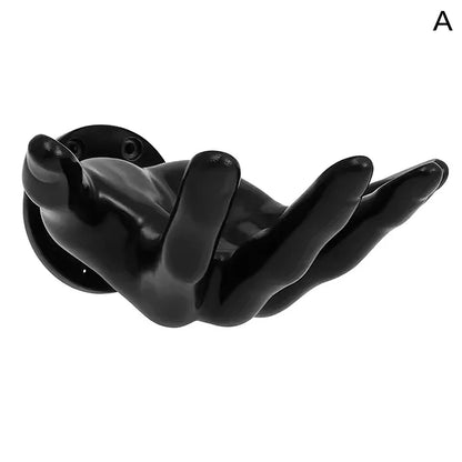 Basketball Storage Rack Wall Mounted Hand Shaped Ball Rack Multi-purpose Football Display Shelf Room Decor Holder Space Saving