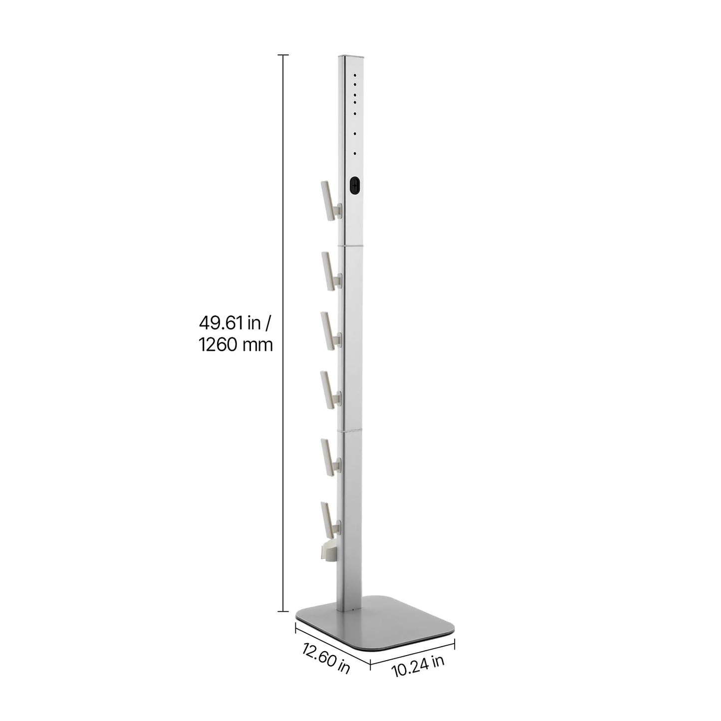 SucceBuy Vacuum Stand Compatible With Dyson Stable Holder with 4 Hooks for Dyson DC30/31/34/35/58/59/62/74 Cordless Upright