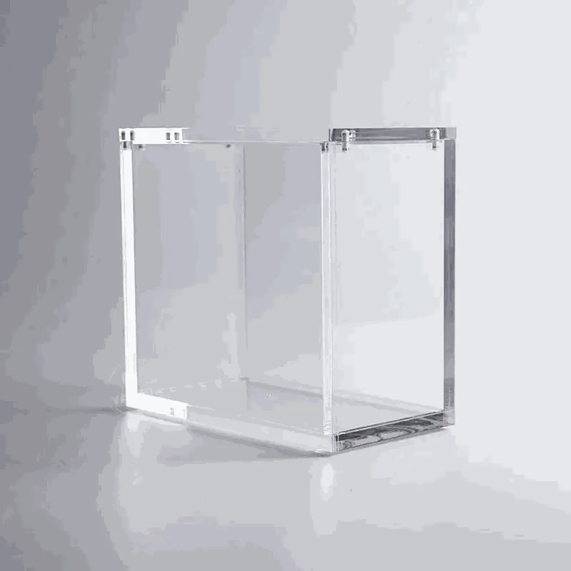 [K]3Pack Acrylic Case Fits Poke Booster Box Display Case Collector Protector UV Resistant with Strong Magnetic Lid