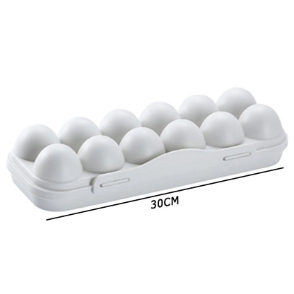 12 Grid Egg Storage Box Shockproof Egg Protector Tray Eggs Carrier Container Case for Refrigerator Camping Picnic Hiking Travel