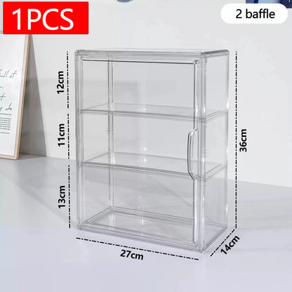 📦 US Warehouse Quick Ship Labubu Display Box, Transparent Acrylic Storage Case Dustproof for Doll Figures Blind Box Organizer