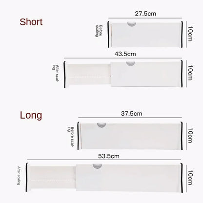 4 Pack Drawer Dividers Organizer Adjustable Storage Retractable Drawer Partition Holder Household Clapboard Kitchen Organizer