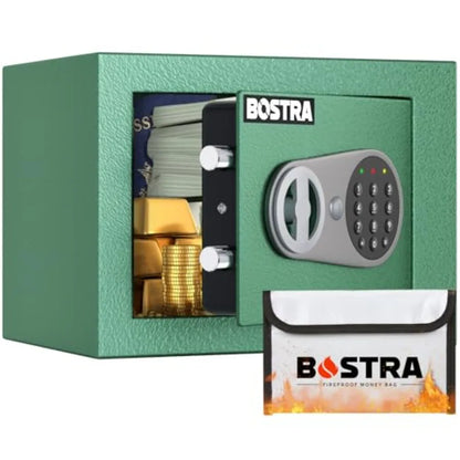 Fireproof Safe Box with Sensor Light with Digital Keypad Security Safe Box for Home 0.23 Cubic