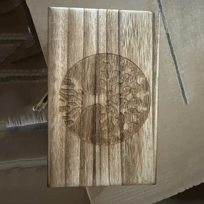 Handmade Wooden Tree of Life Engraving Keepsake Box Jewellery Organizer Unique Gift Ideas for Men & Women