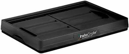 3-pack Collapsible 12-gallon Storage Bin for Easy Storage (Black)