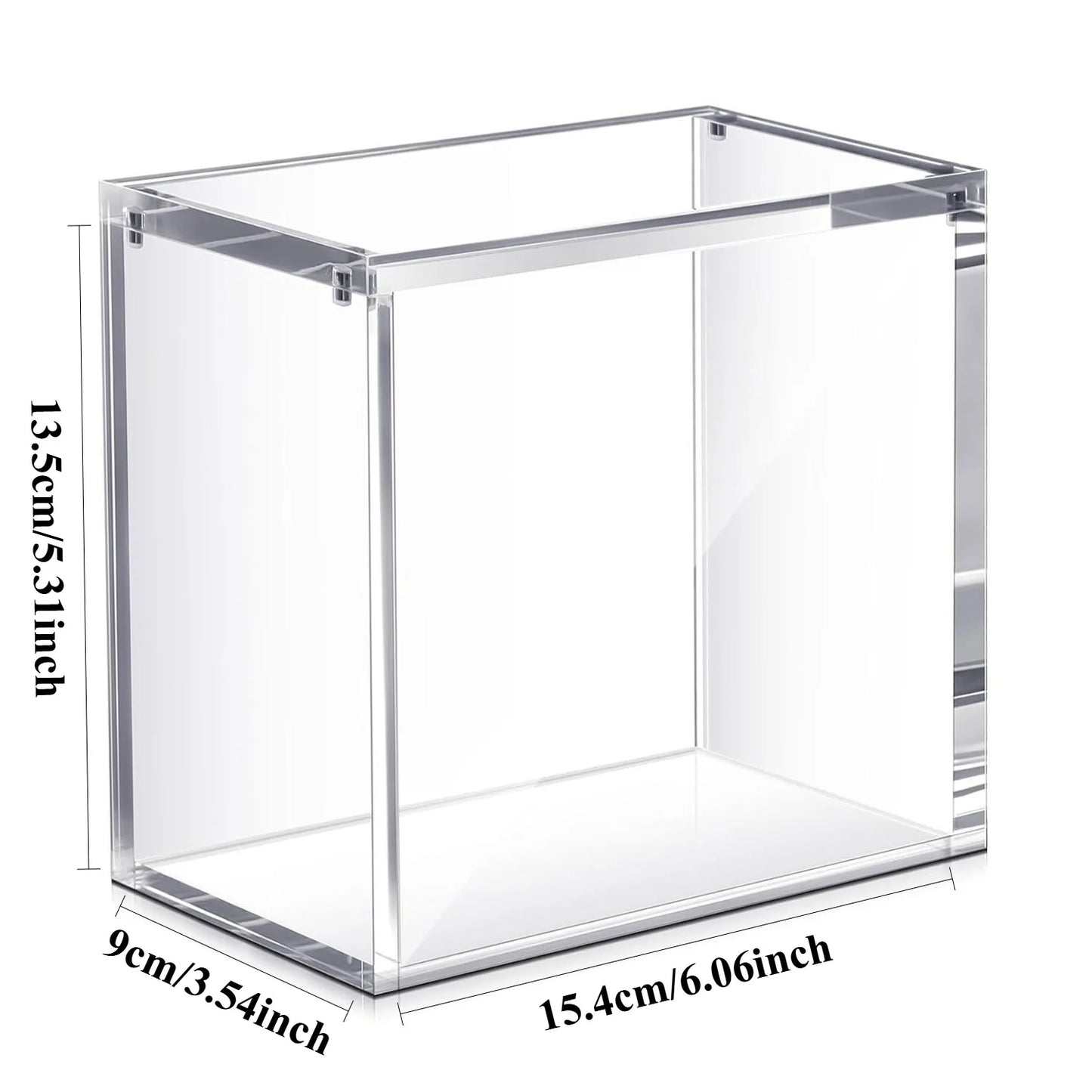 [K]3Pack Acrylic Case Fits Poke Booster Box Display Case Collector Protector UV Resistant with Strong Magnetic Lid